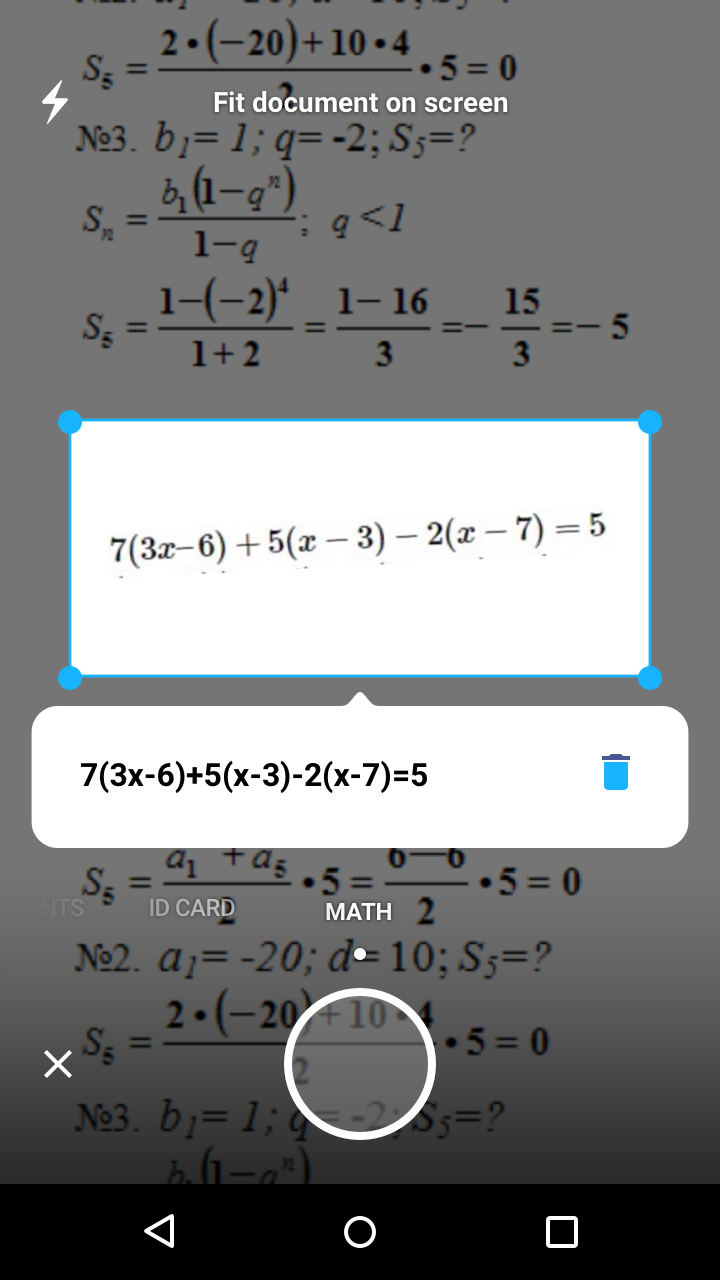 How to solve math problems with iScanner? How to solve math problems with iScanner?