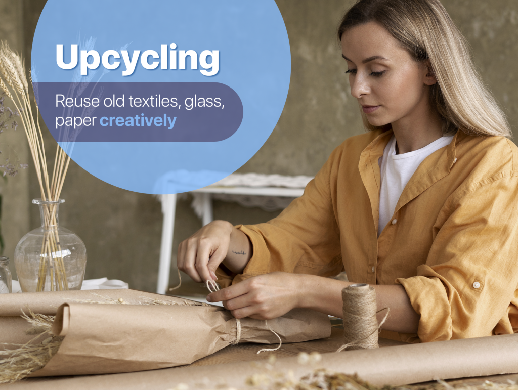 Eco-friendly Activities for High School Students: upcycling contest & upcycling workshop