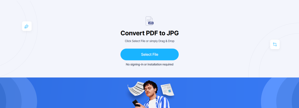 Web converter screenshot PDF to JPG
