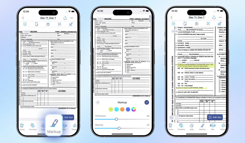 annotating family documents with iScanner is an important step in organizing them